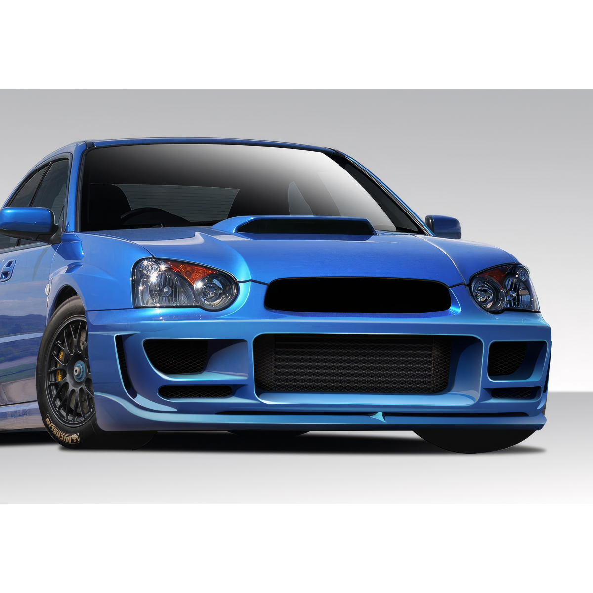 Modify your Subaru Impreza 2004 with our Exterior/Complete Body Kits - Angle from the front slightly below