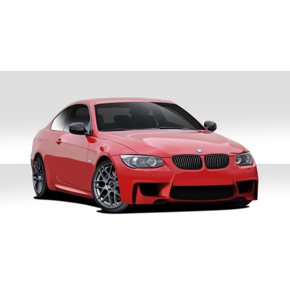 Modify your BMW 3-Series 2011 with our Exterior/Complete Body Kits - Front three quarter angle view of the vehicle