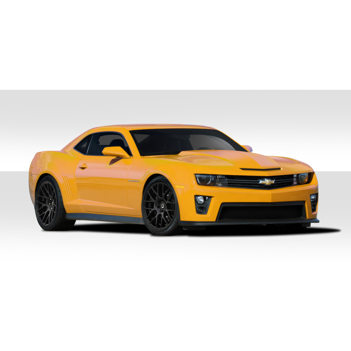 Modify your Chevrolet Camaro 2010 with our Exterior/Complete Body Kits - Front three quarter angle view of the vehicle