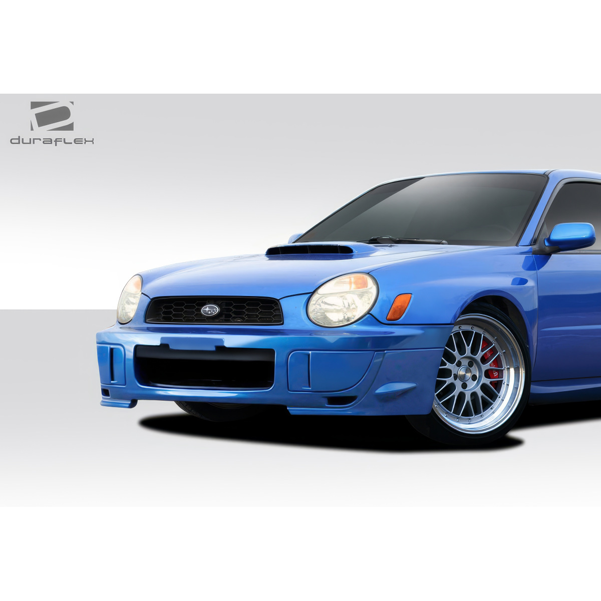 Modify your Subaru Impreza 2002 with our Exterior/Front Bumpers or Lips - Front angle showing vehicle front bumper design