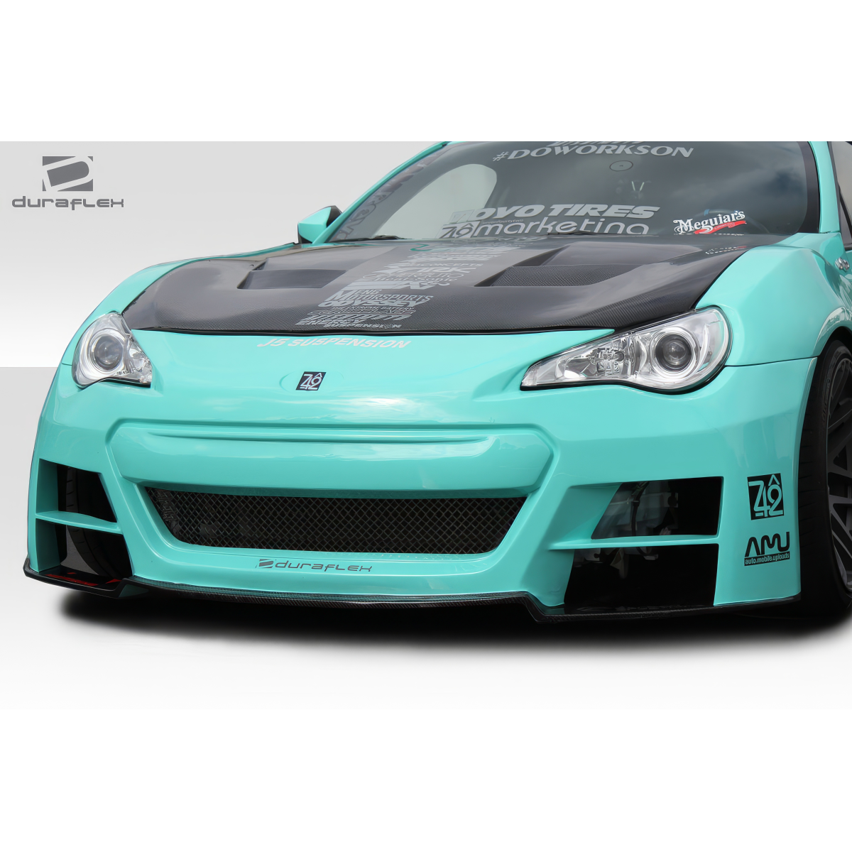 Modify your Subaru BRZ 2013 with our Exterior/Front Bumpers or Lips - Front angle view of a custom bumper