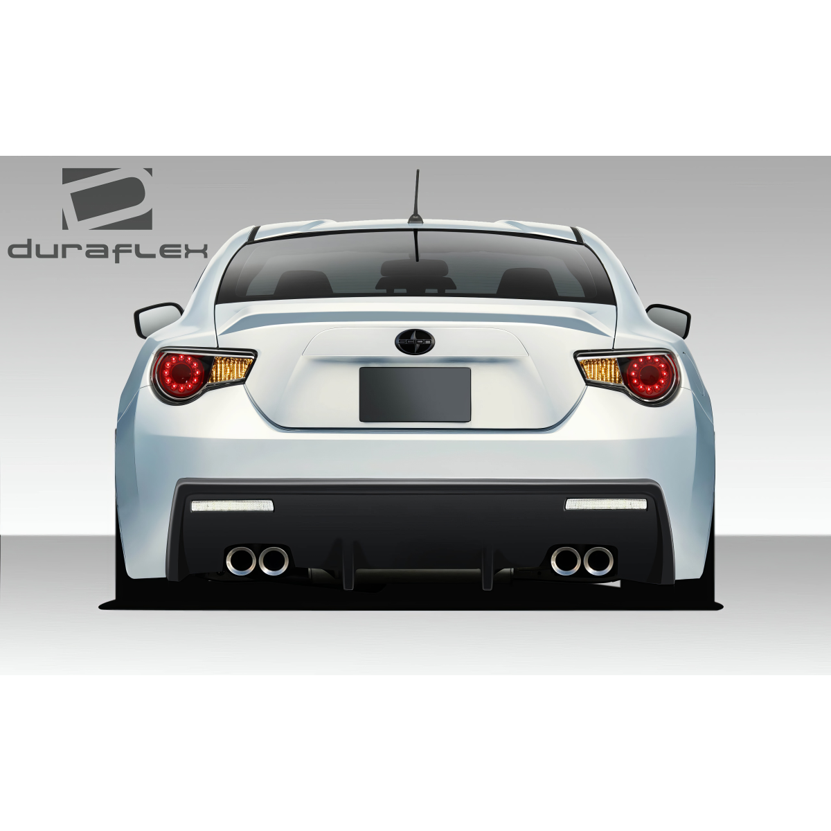 Modify your Subaru BRZ 2013 with our Exterior/Rear Bumpers or Lips - Rear view from a low angle