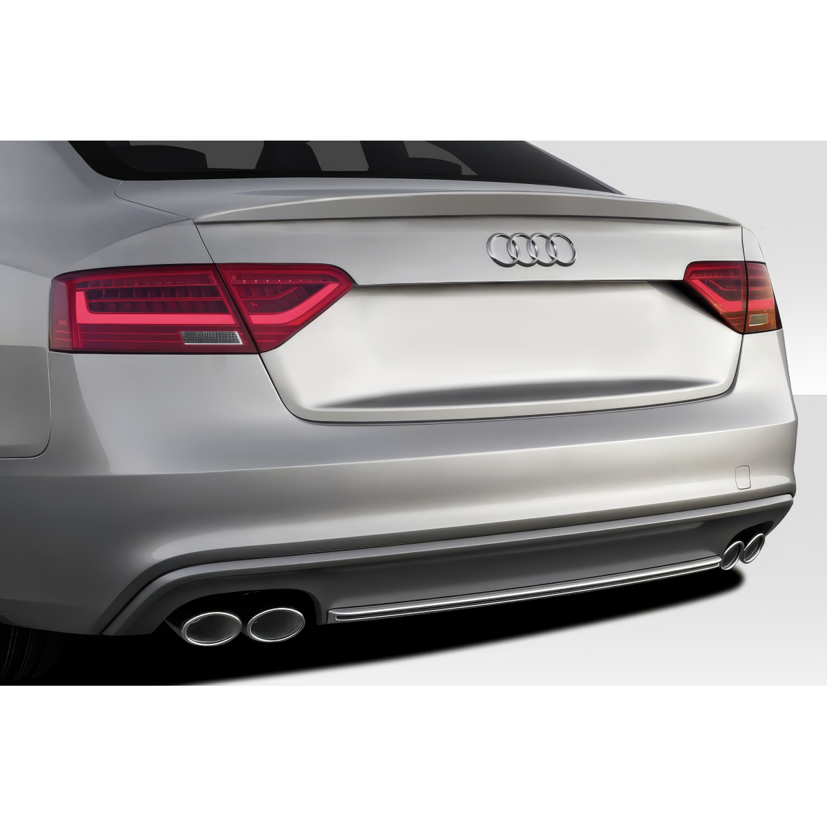 Modify your Audi A5 2008 with our Exterior/Wings - Rear view from a low angle