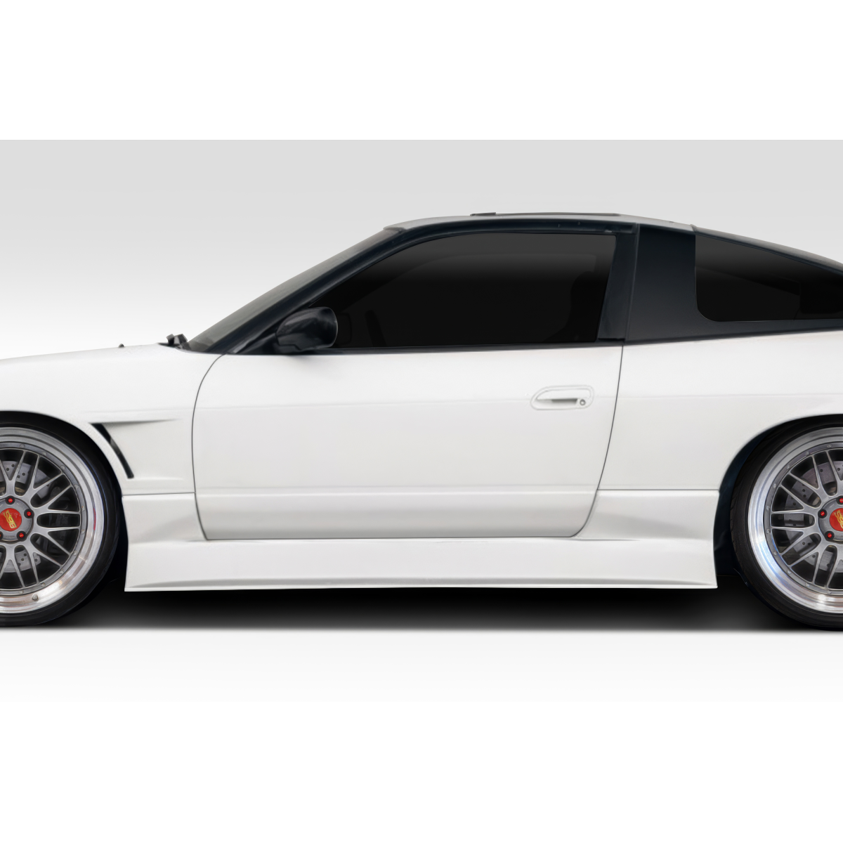 Modify your Nissan 240SX 1989 with our Exterior/Complete Body Kits - Side view with a slight angle from the rear