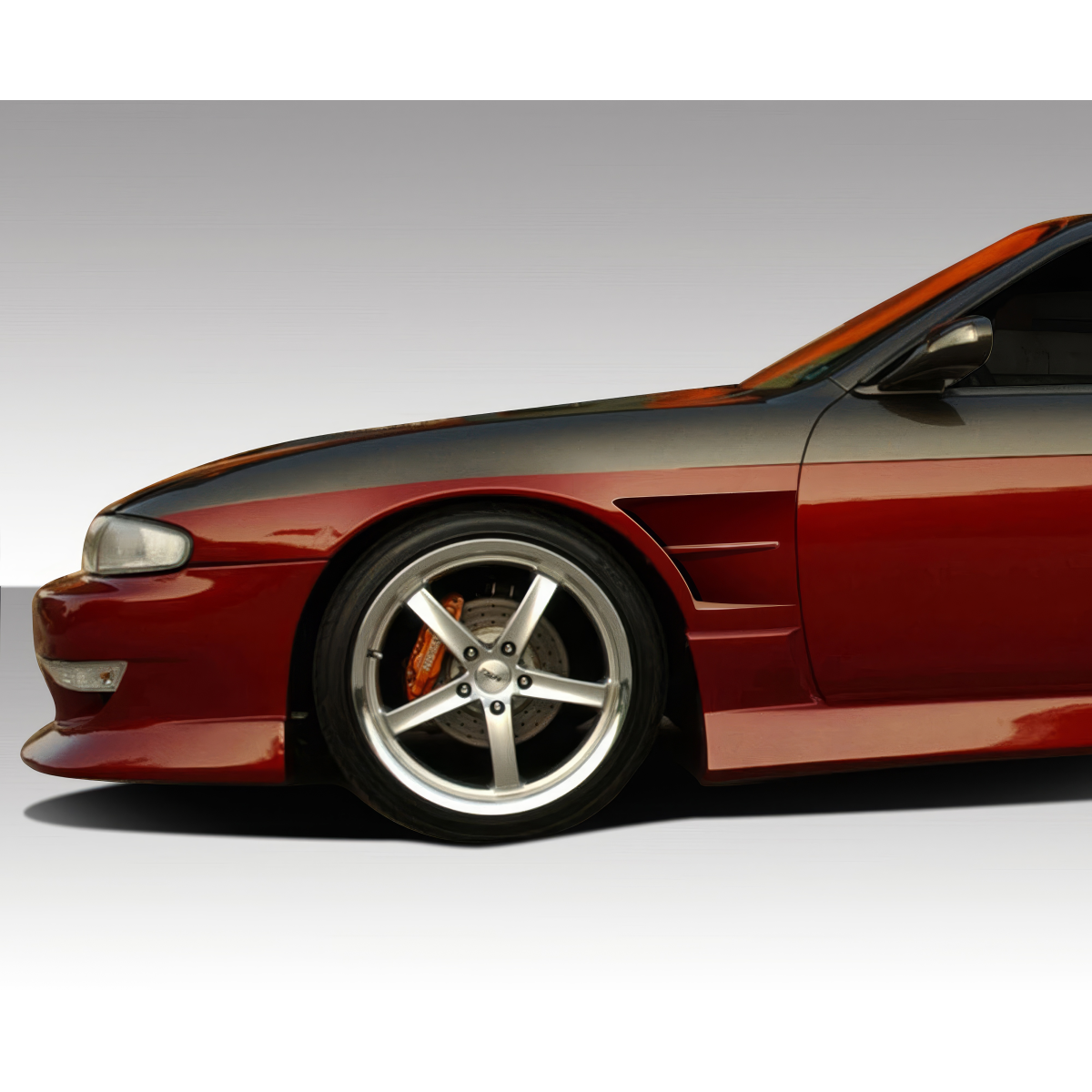 Modify your Nissan 240SX 1995 with our Exterior/Fenders - Side angle showcasing vehicle fender details