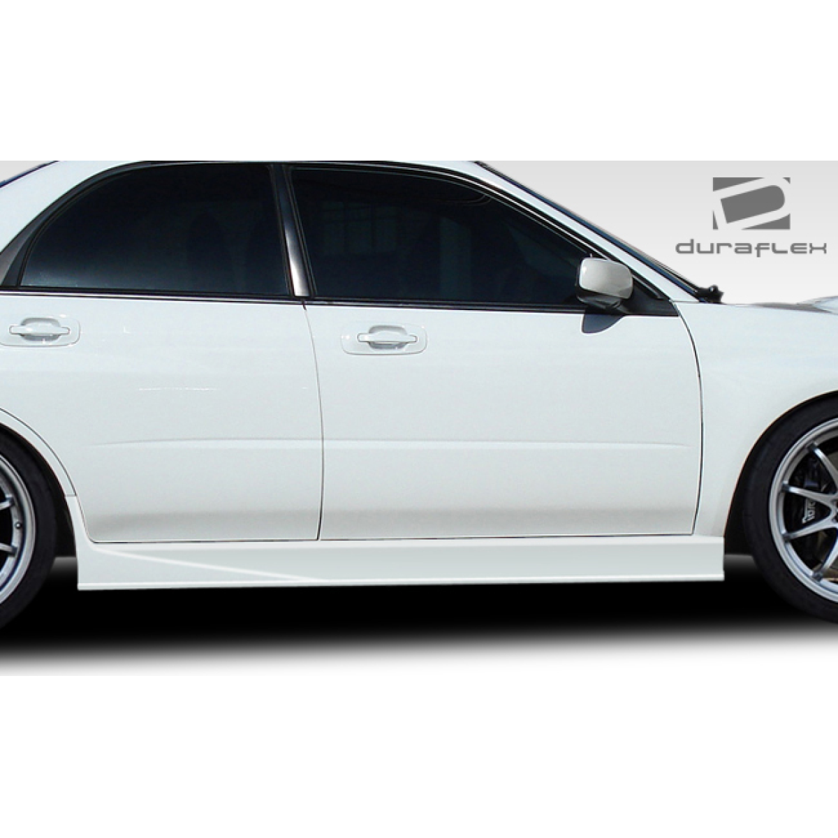Modify your Subaru Impreza 2004 with our Exterior/Complete Body Kits - Side view showcasing the body kit on the vehicle
