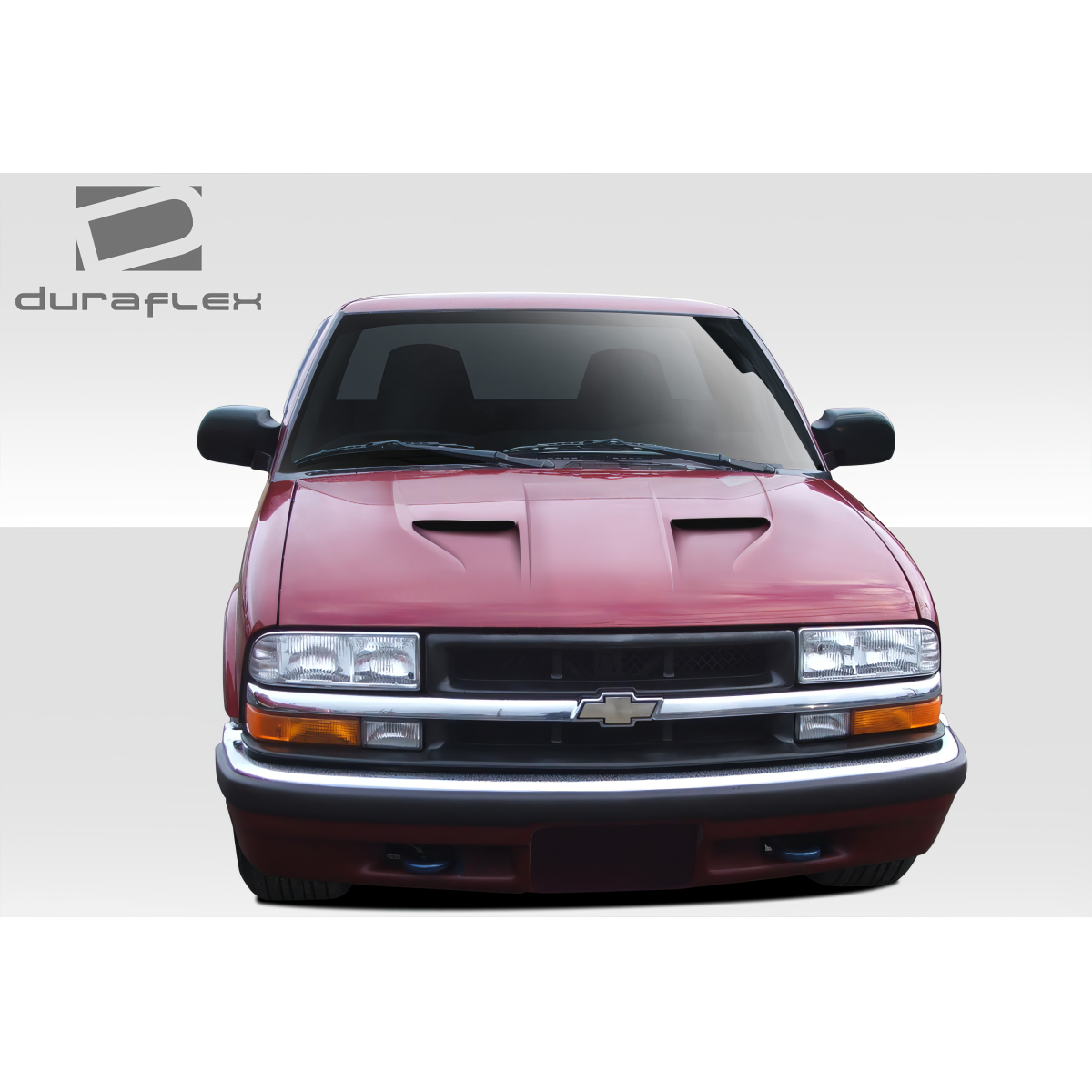 Modify your Chevrolet Blazer 1994 with our Exterior/Hoods - Front view of a Chevrolet Blazer hood