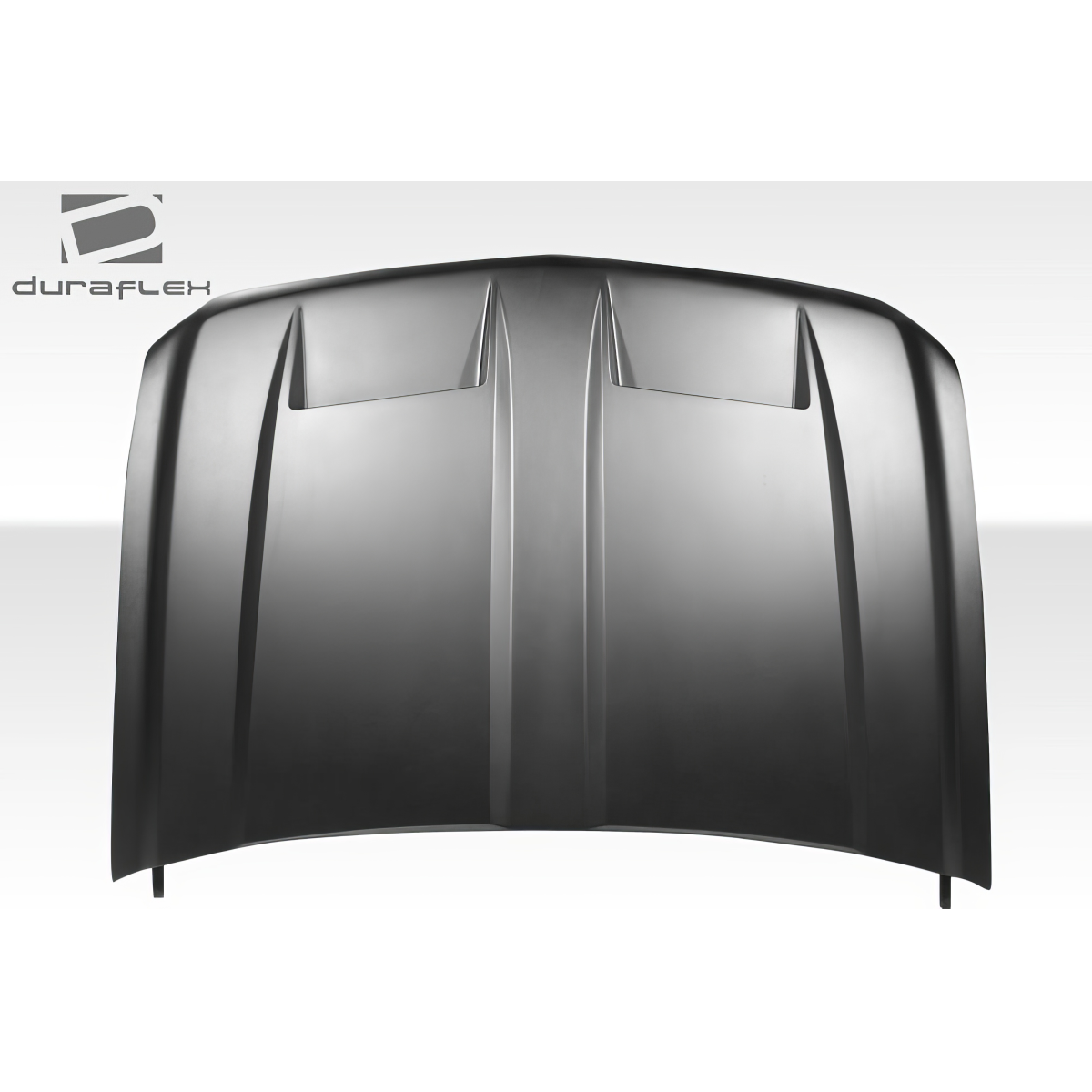 Modify your Chevrolet Silverado 2007 with our Exterior/Hoods - Front view of hood part at a straight angle