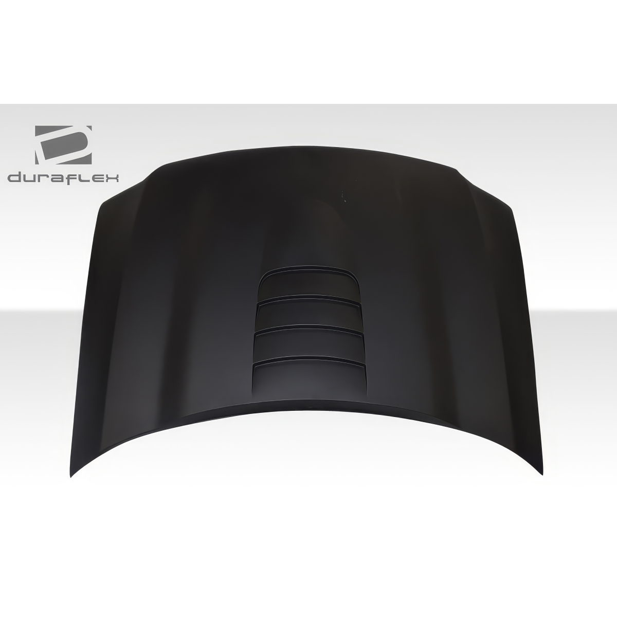 Modify your Ford F-150 1997 with our Exterior/Hoods - Front view of vehicle hood at a straight angle