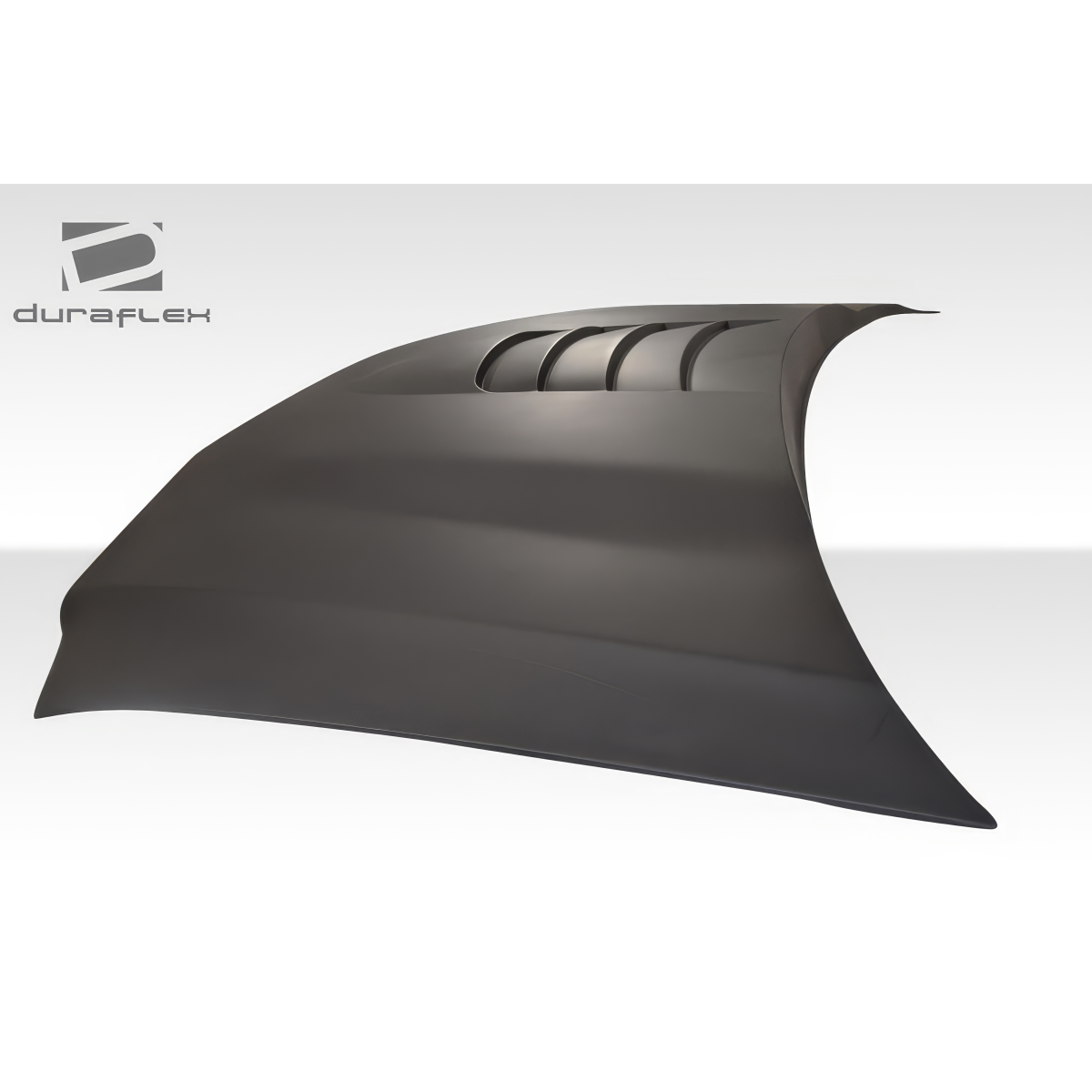 Modify your Ford F-150 1997 with our Exterior/Hoods - Part viewed from a slight angle with curved edges