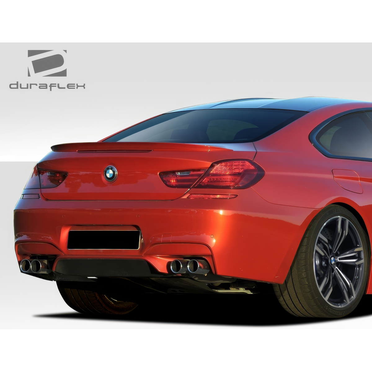 Modify your BMW 6-Series 2011 with our Exterior/Rear Bumpers or Lips - Rear three quarter angle view of BMW 6 Series