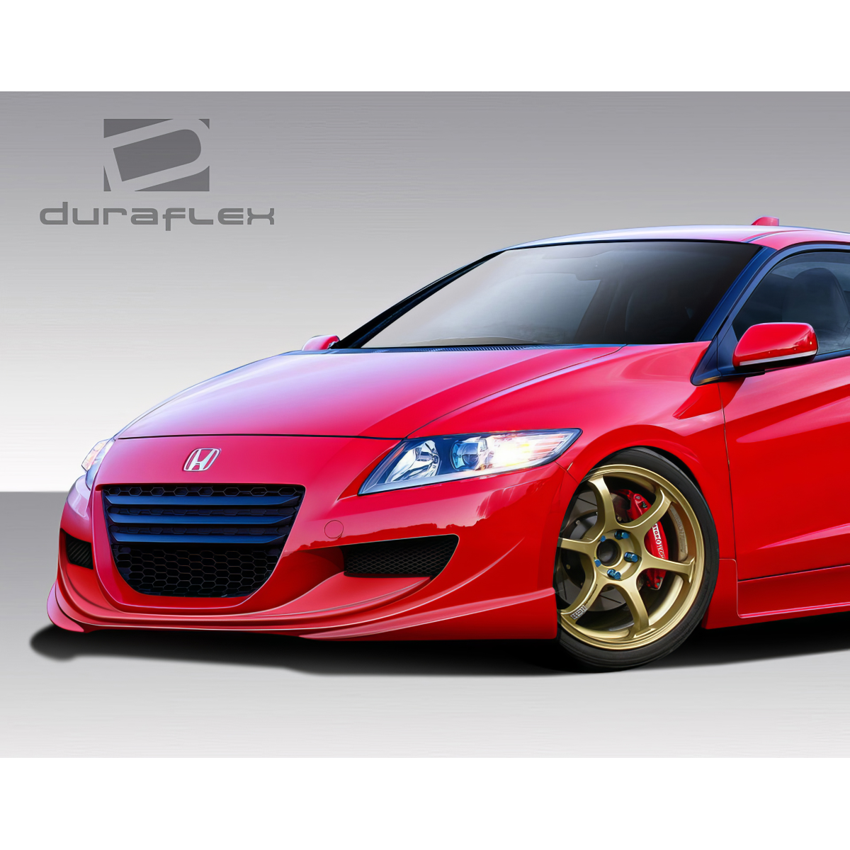 Modify your Honda CR-Z 2011 with our Exterior/Front Bumpers - Front angle view of the car part