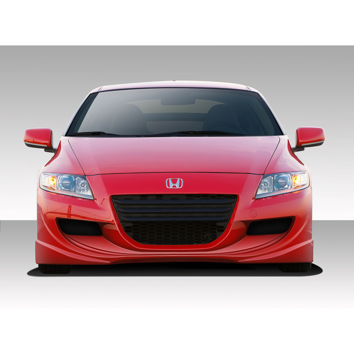 Modify your Honda CR-Z 2011 with our Exterior/Front Bumpers - Front view of the bumper from head on