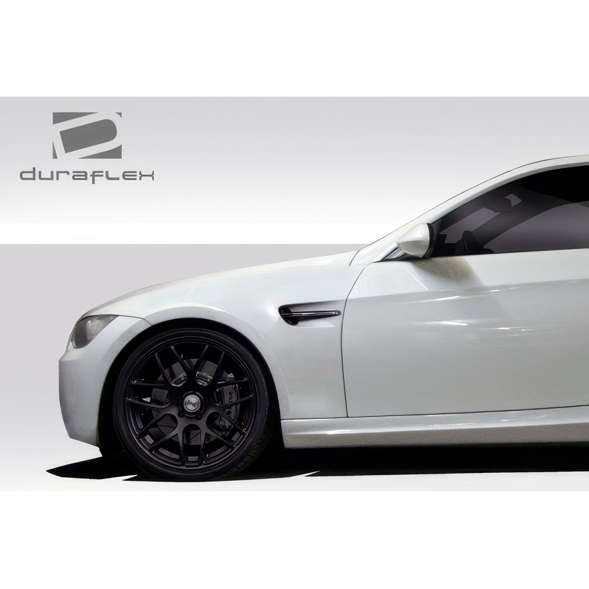 Modify your BMW 3-Series 2007 with our Exterior/Fenders - Front three quarter view of white vehicle