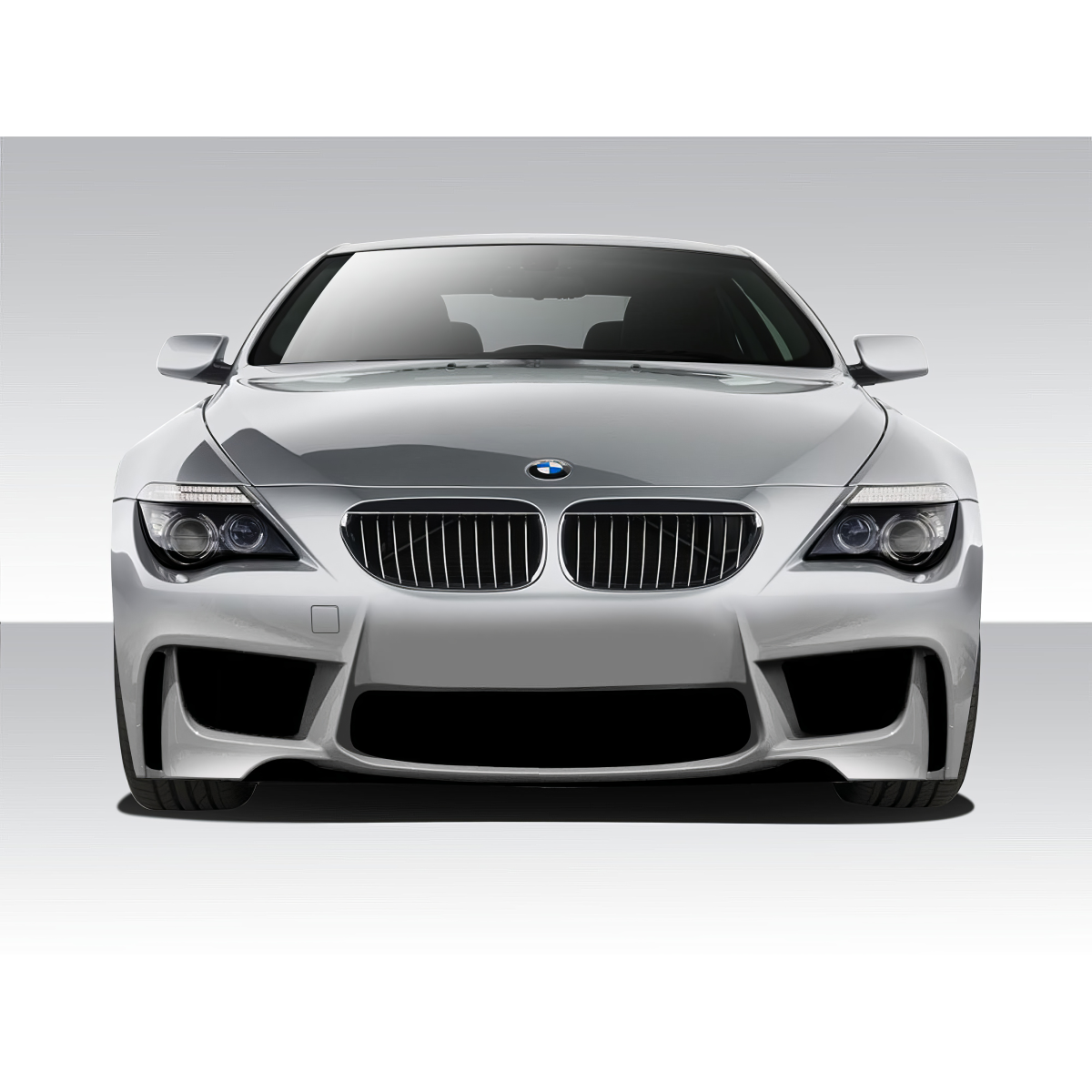 Modify your BMW 6-Series 2004 with our Exterior/Front Bumpers or Lips - Frontal view of BMW 6 Series E63 E64 from 0 degrees