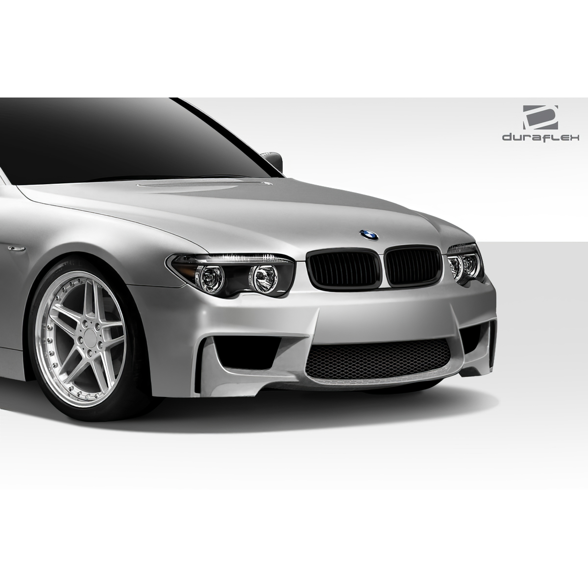 Modify your BMW 7-Series 2002 with our Exterior/Front Bumpers or Lips - Front angle view of vehicle part