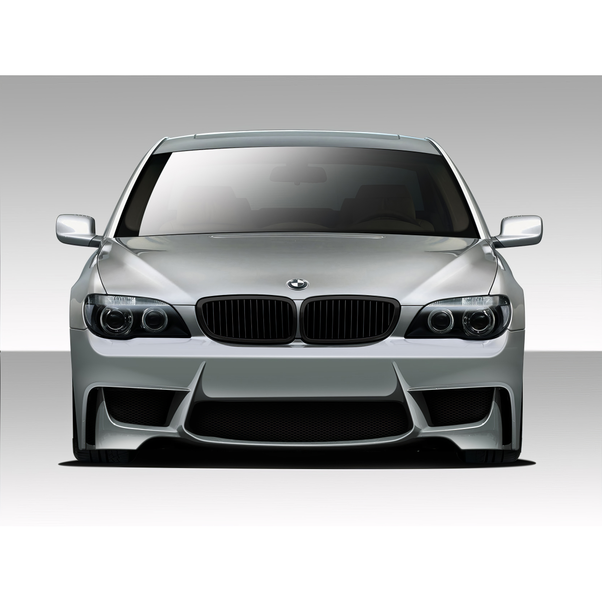 Modify your BMW 7-Series 2006 with our Exterior/Front Bumpers or Lips - Front view of vehicle at eye level