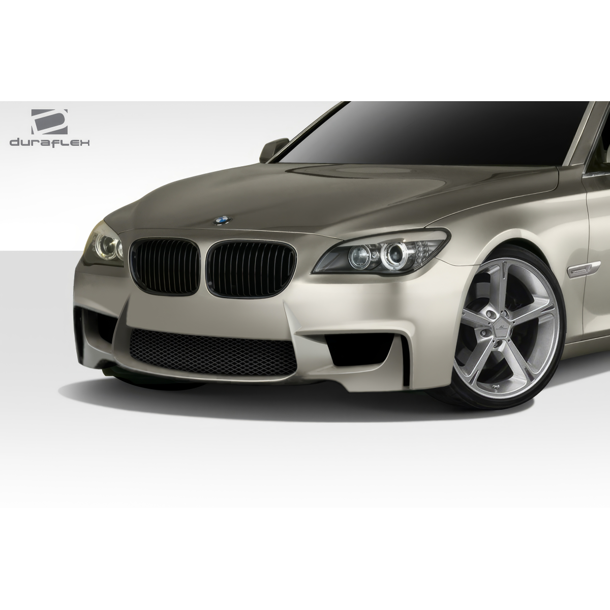 Modify your BMW 7-Series 2009 with our Exterior/Front Bumpers or Lips - Front angle showcasing bumper design and details