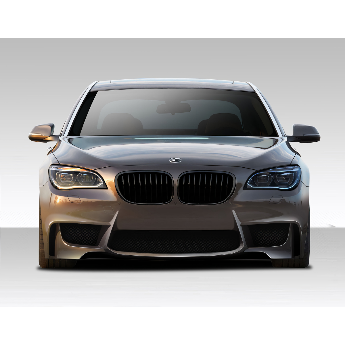 Modify your BMW 7-Series 2009 with our Exterior/Front Bumpers or Lips - Front view of the 2009-2015 BMW 7 Series