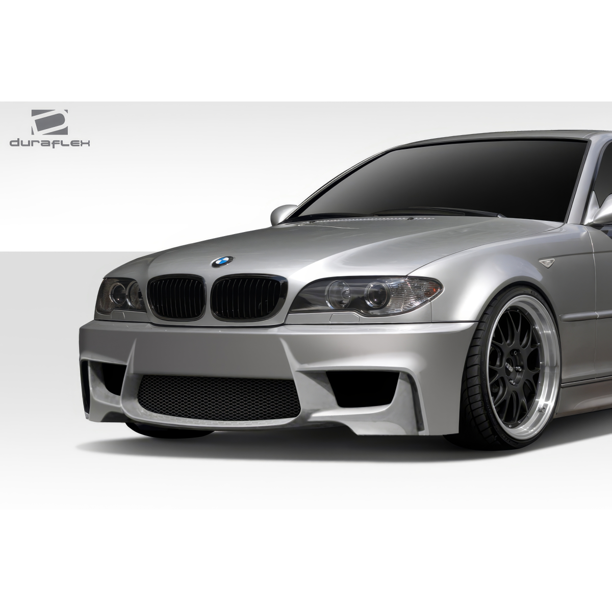 Modify your BMW 3-Series 1999 with our Exterior/Front Bumpers or Lips - Seen at a low front angle showcasing the bumper