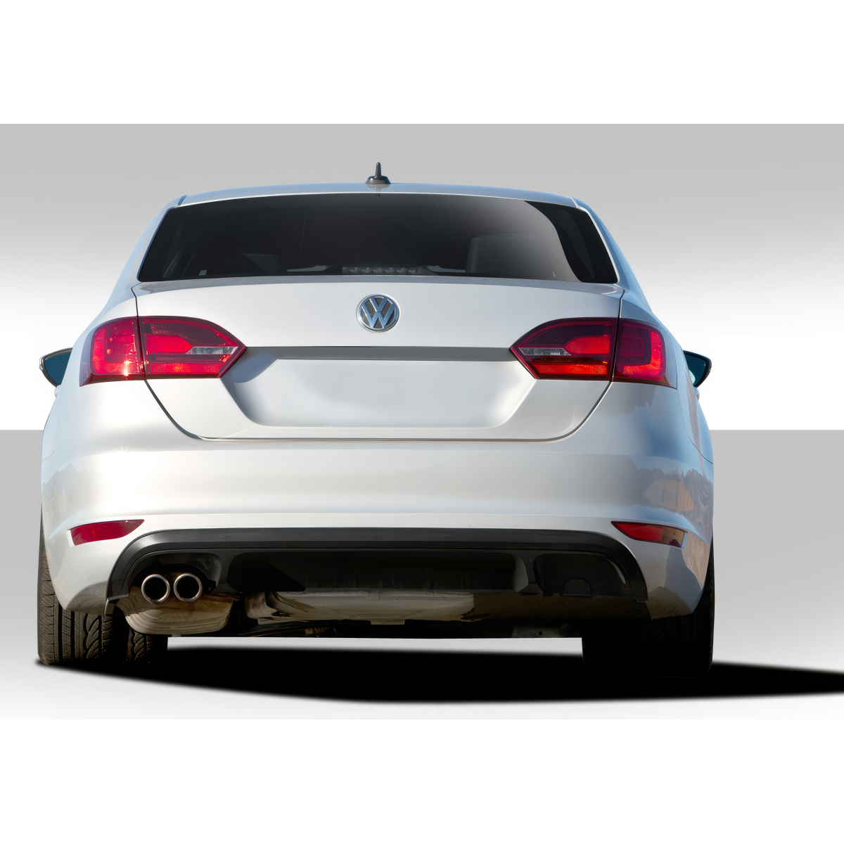 Modify your Volkswagen Jetta 2011 with our Exterior/Complete Body Kits - Rear view of vehicle at a straight angle