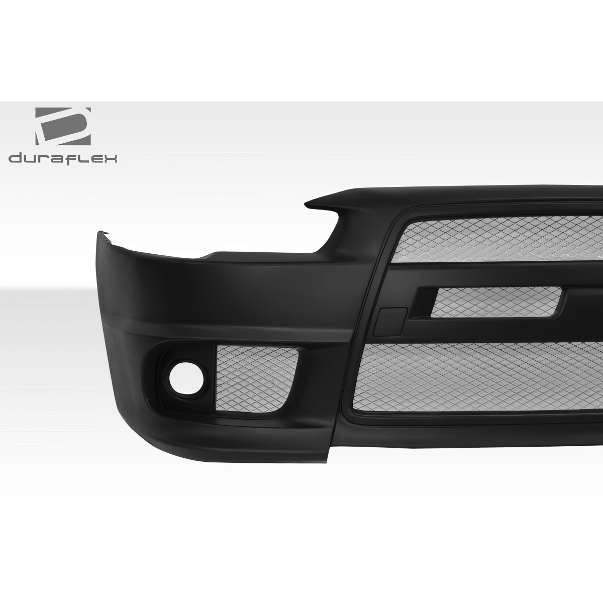 Modify your Mitsubishi Lancer 2008 with our Exterior/Complete Body Kits - Front angle of bumper on vehicle