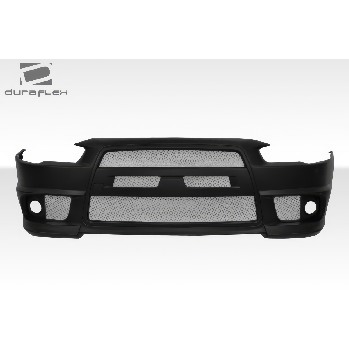 Modify your Mitsubishi Lancer 2008 with our Exterior/Complete Body Kits - Frontal view of front bumper at 0 degrees