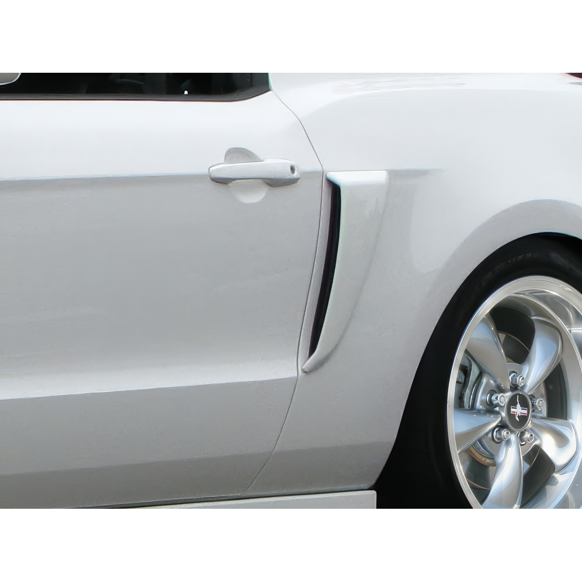 Modify your Ford Mustang 2010 with our Exterior/Scoops - The scoops are visible from side angle view