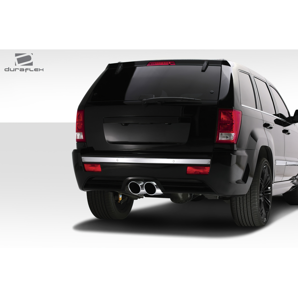 Modify your Jeep Cherokee 2005 with our Exterior/Rear Bumpers or Lips - Rear view angle of the vehicle part