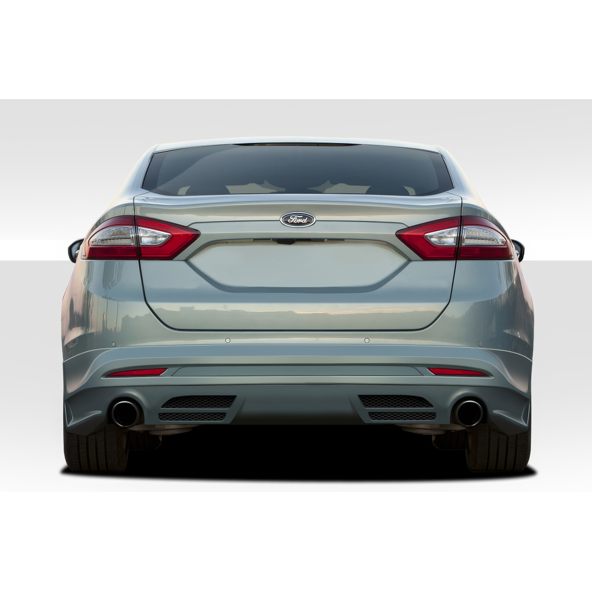 Modify your Ford Fusion 2013 with our Exterior/Complete Body Kits - Rear view at a straight angle