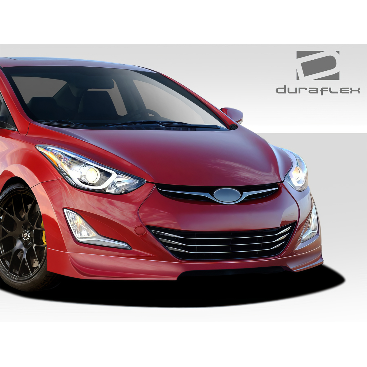 Modify your Hyundai Elantra 2011 with our Exterior/Front Bumpers or Lips - Front view at a slight angle