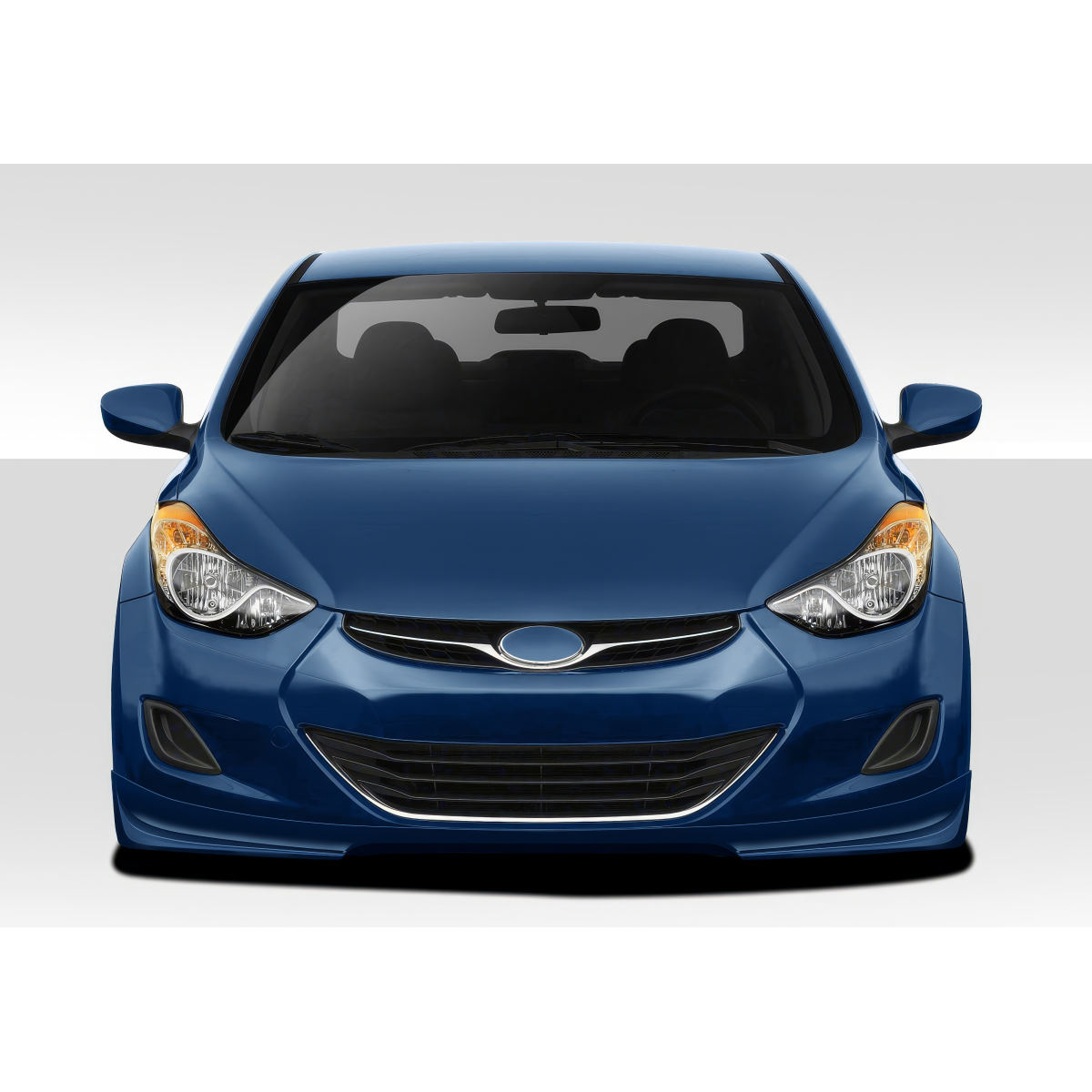 Modify your Hyundai Elantra 2011 with our Exterior/Front Bumpers or Lips - Front view of the vehicle at eye level