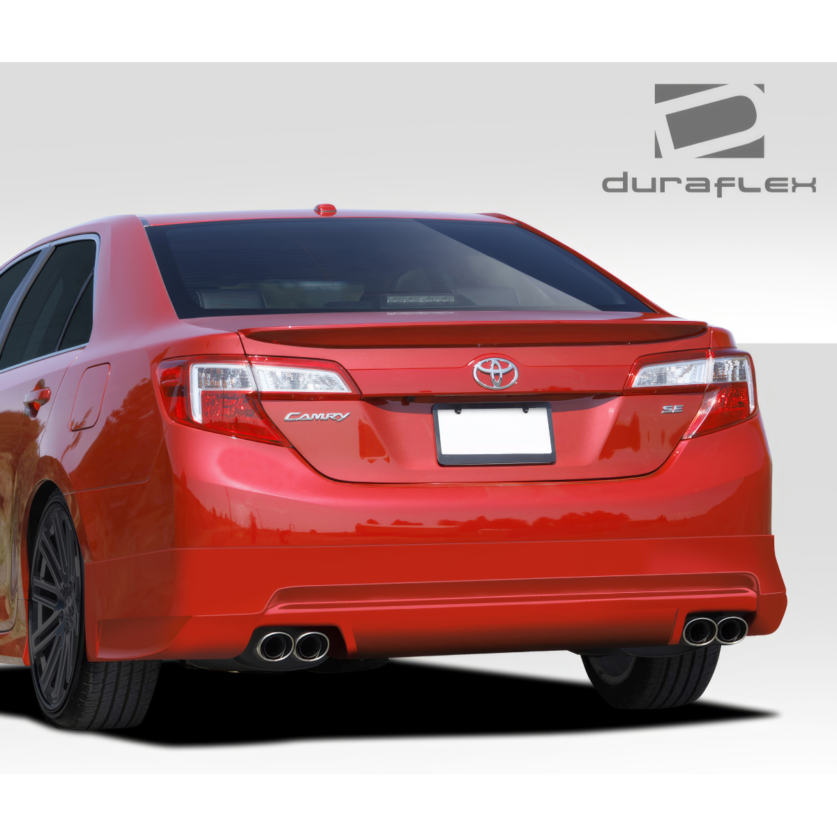 Modify your Toyota Camry 2012 with our Exterior/Complete Body Kits - Rear angle view of Toyota Camry showing rear bumper