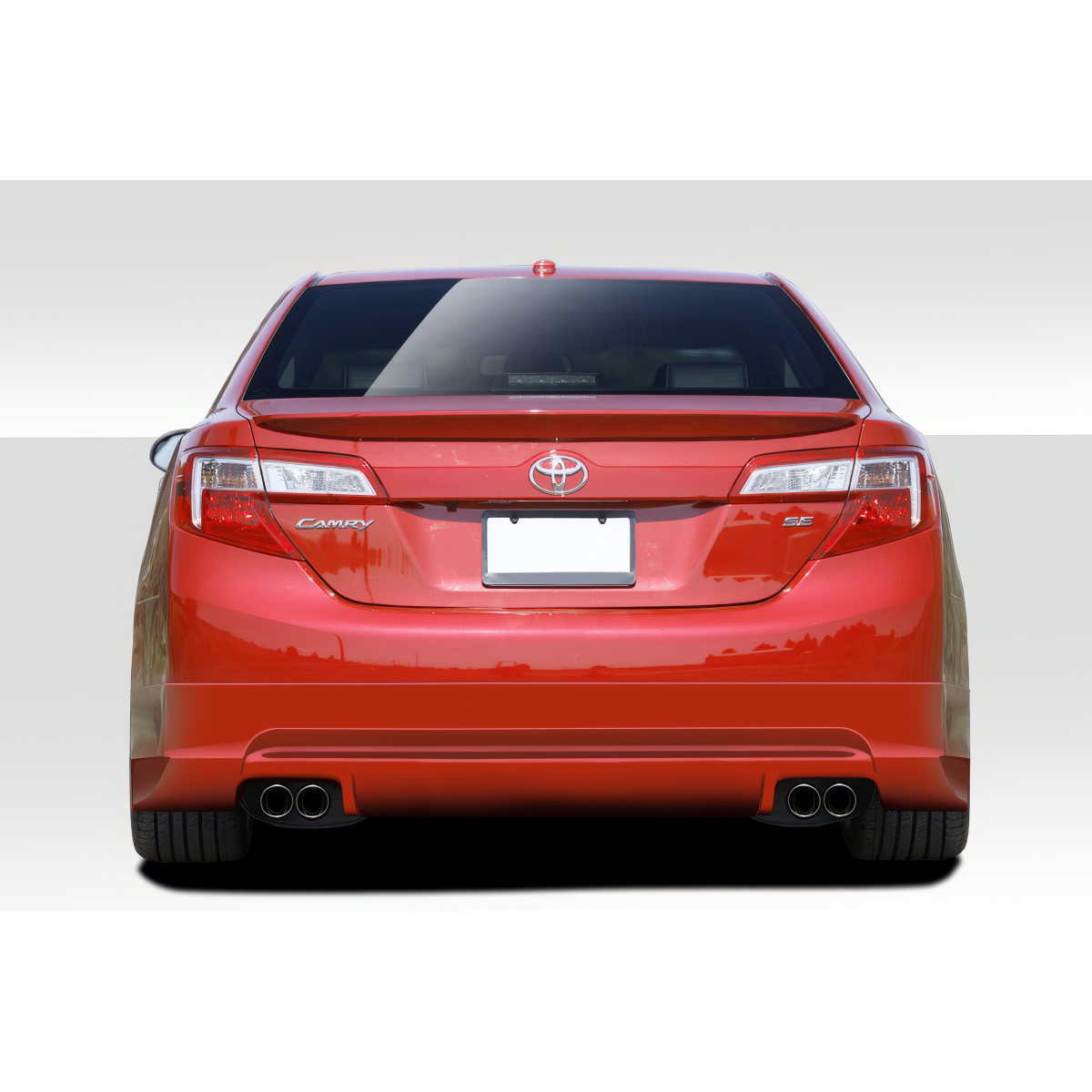 Modify your Toyota Camry 2012 with our Exterior/Complete Body Kits - Rear view from a straight angle