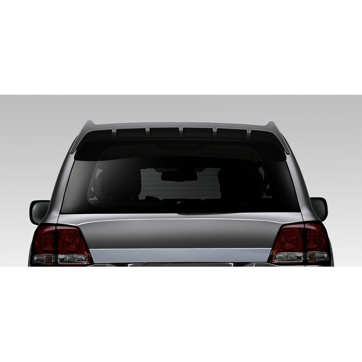 Modify your Toyota Land Cruiser 2008 with our Exterior/Wings - Rear view at a straight on angle