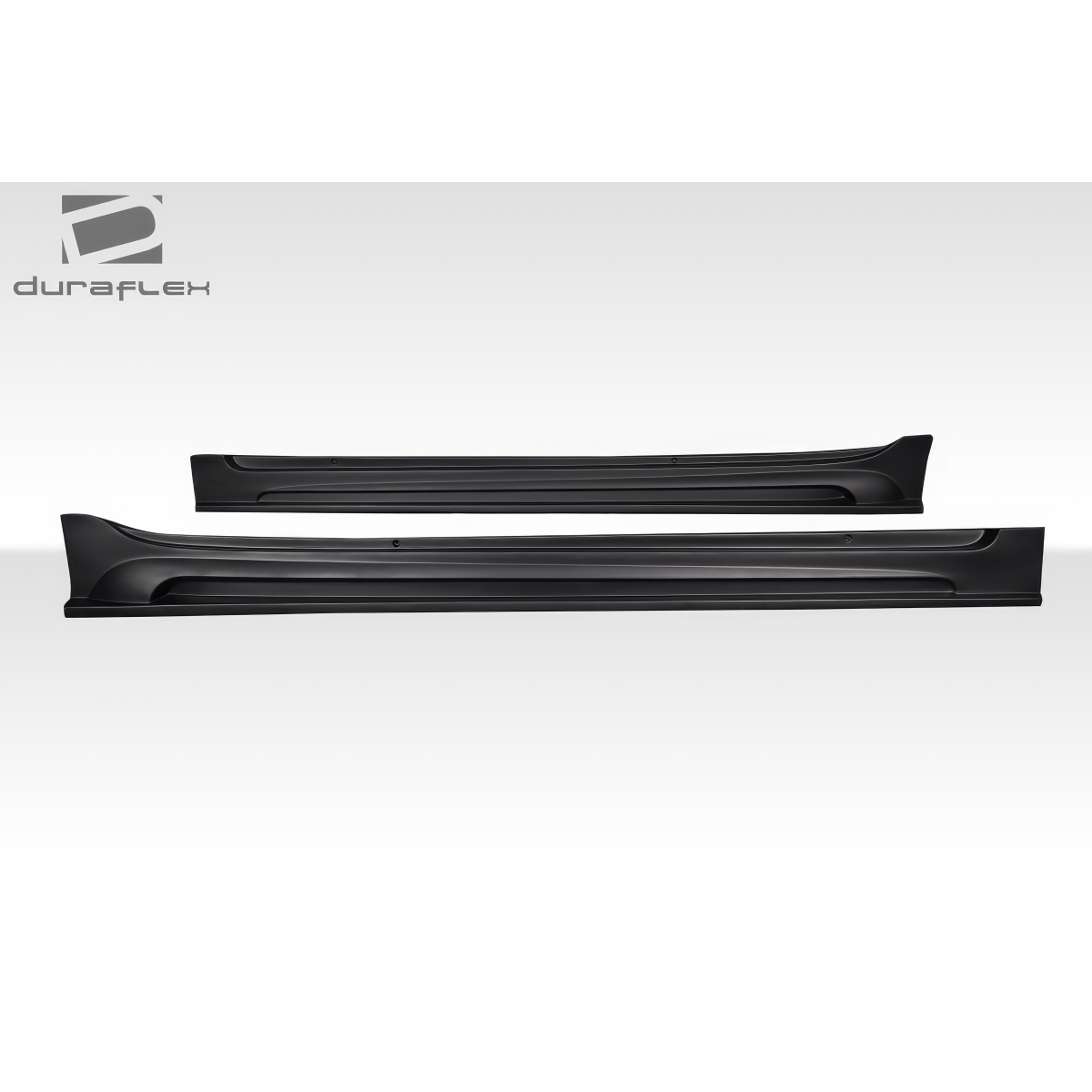 Modify your Toyota Prius 2010 with our Exterior/Side Skirts - Side view of the side skirt panels angled upwards