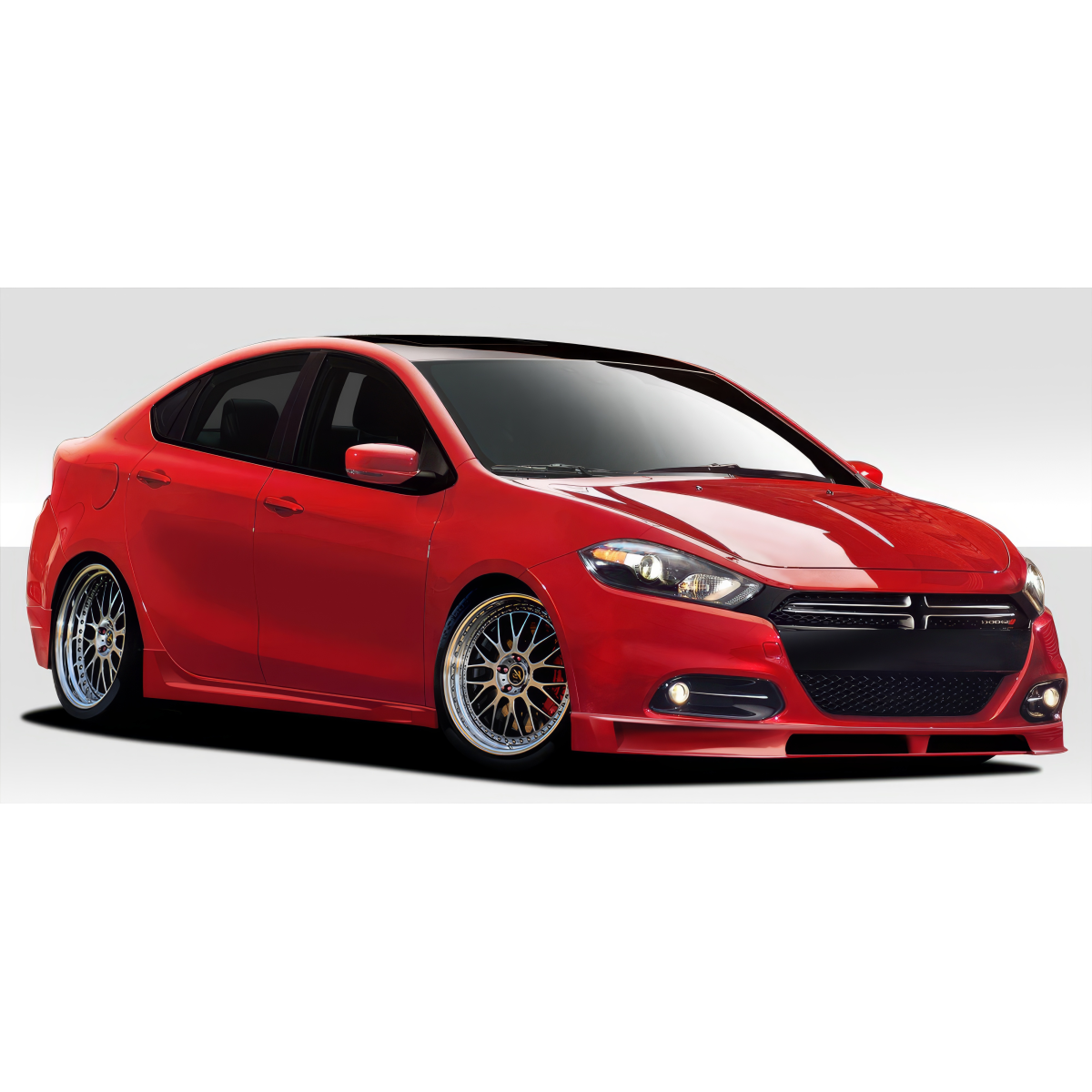 Modify your Dodge Dart 2013 with our Exterior/Complete Body Kits - Side angle view of the car