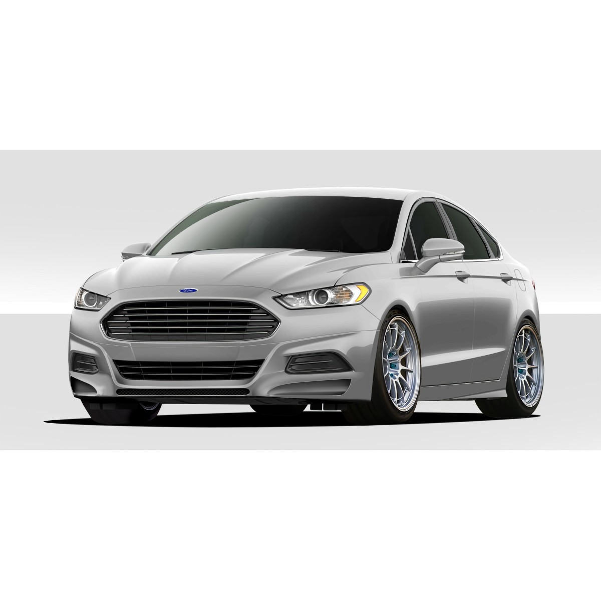 Modify your Ford Fusion 2013 with our Exterior/Complete Body Kits - Front three quarter view of the vehicle