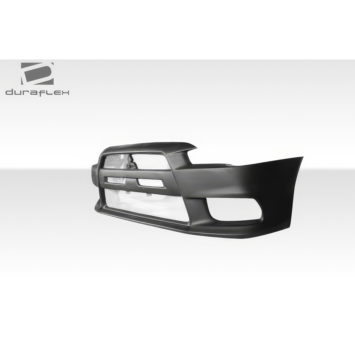 Modify your Mitsubishi Lancer 2008 with our Exterior/Complete Body Kits - Front view angle of a car bumper part