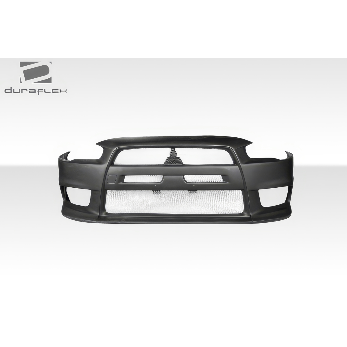 Modify your Mitsubishi Lancer 2008 with our Exterior/Complete Body Kits - Front view of the bumper part clearly visible