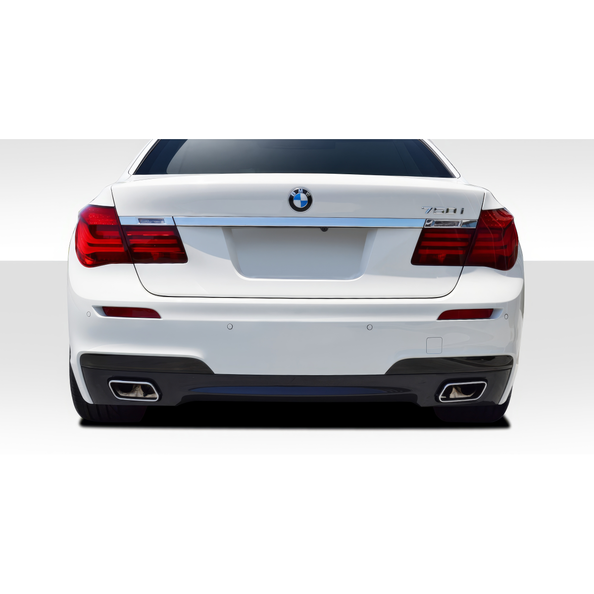 Modify your BMW 7-Series 2009 with our Exterior/Rear Bumpers or Lips - Rear angle view of BMW 7 Series