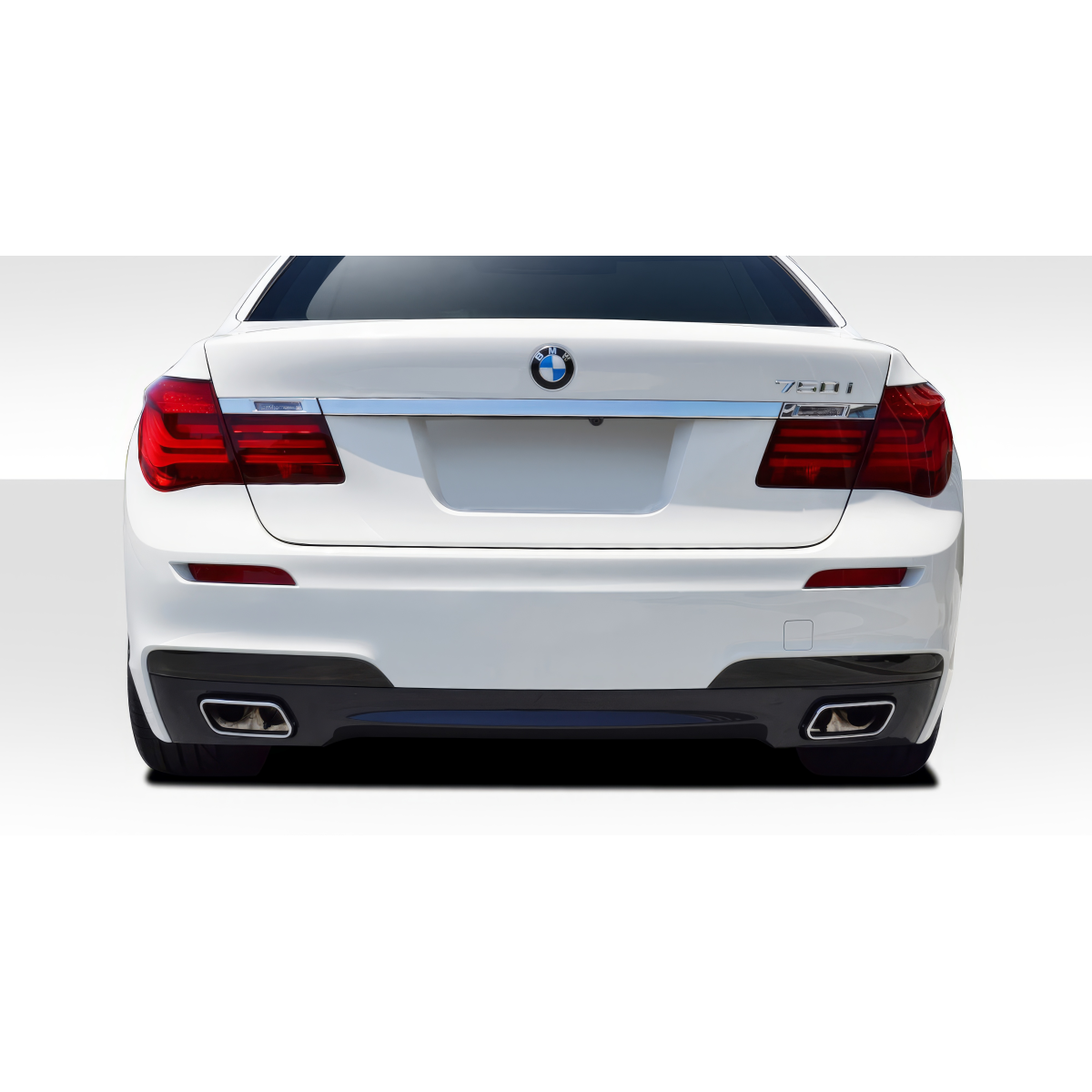 Modify your BMW 7-Series 2009 with our Exterior/Complete Body Kits - Direct rear view of the vehicle