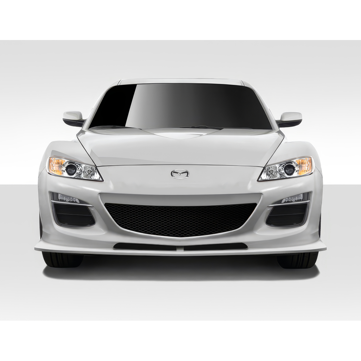 Modify your Mazda RX-8 2009 with our Exterior/Front Bumpers - Front angle view of the vehicle