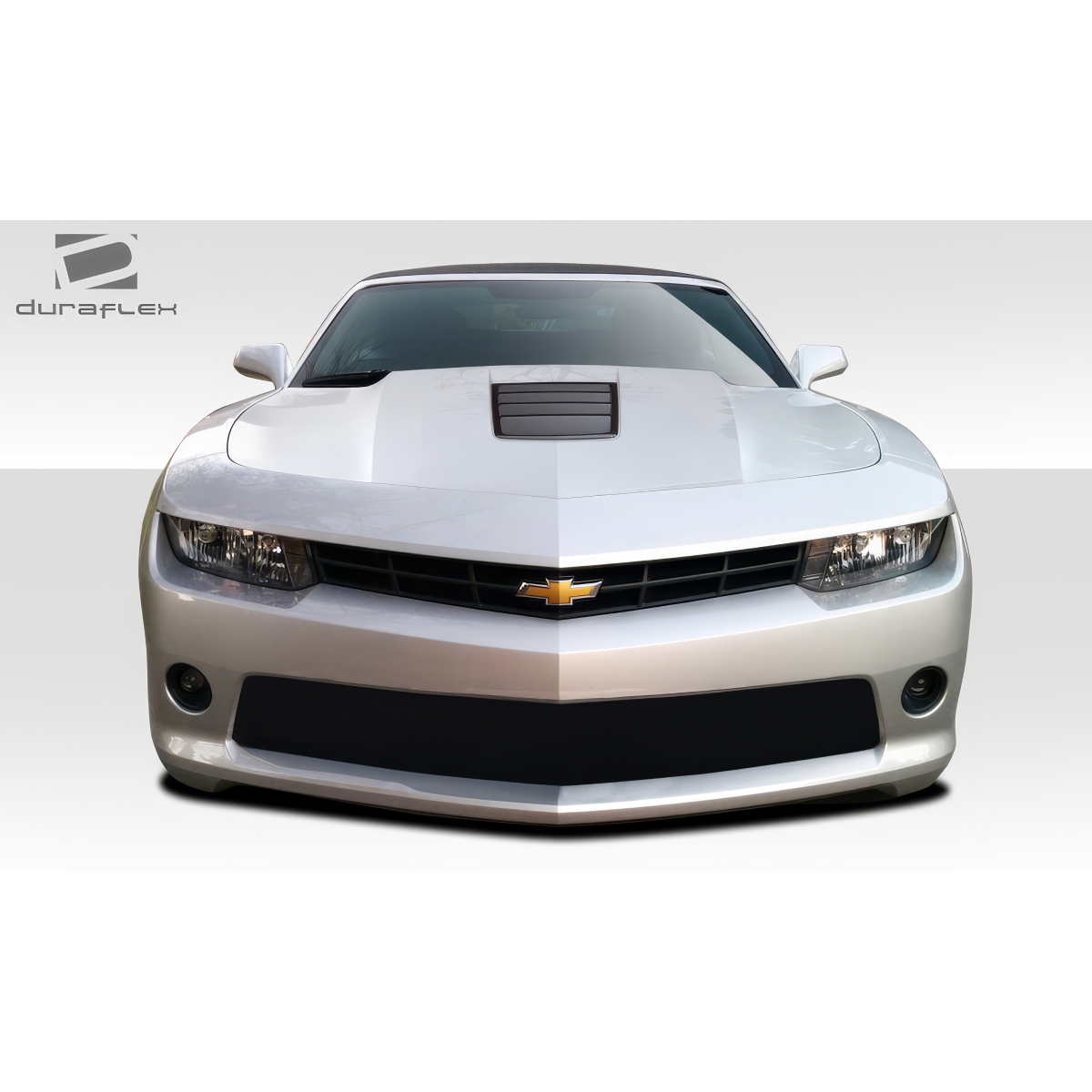 Modify your Chevrolet Camaro 2010 with our Exterior/Hoods - Front view of the Chevrolet Camaro Z28 hood