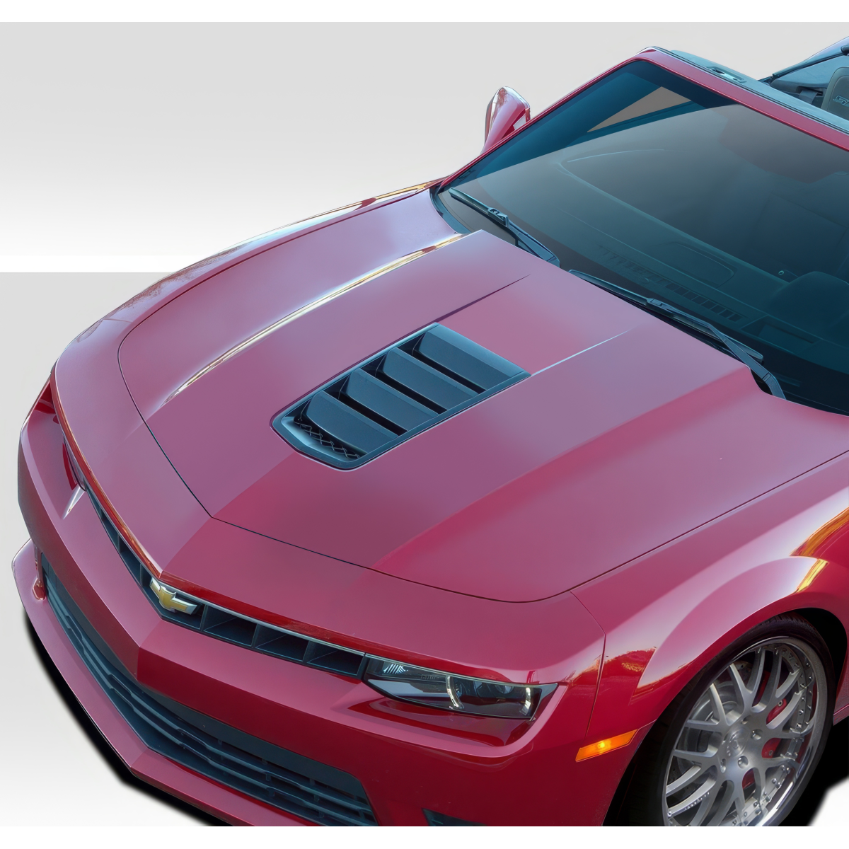 Modify your Chevrolet Camaro 2010 with our Exterior/Hoods - Viewed from above at a slight angle