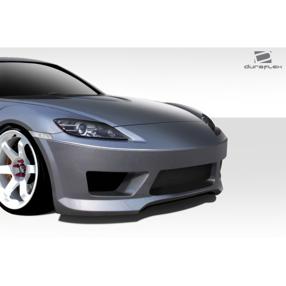 Modify your Mazda RX-8 2004 with our Exterior/Front Bumpers or Lips - Front view at slightly tilted angle