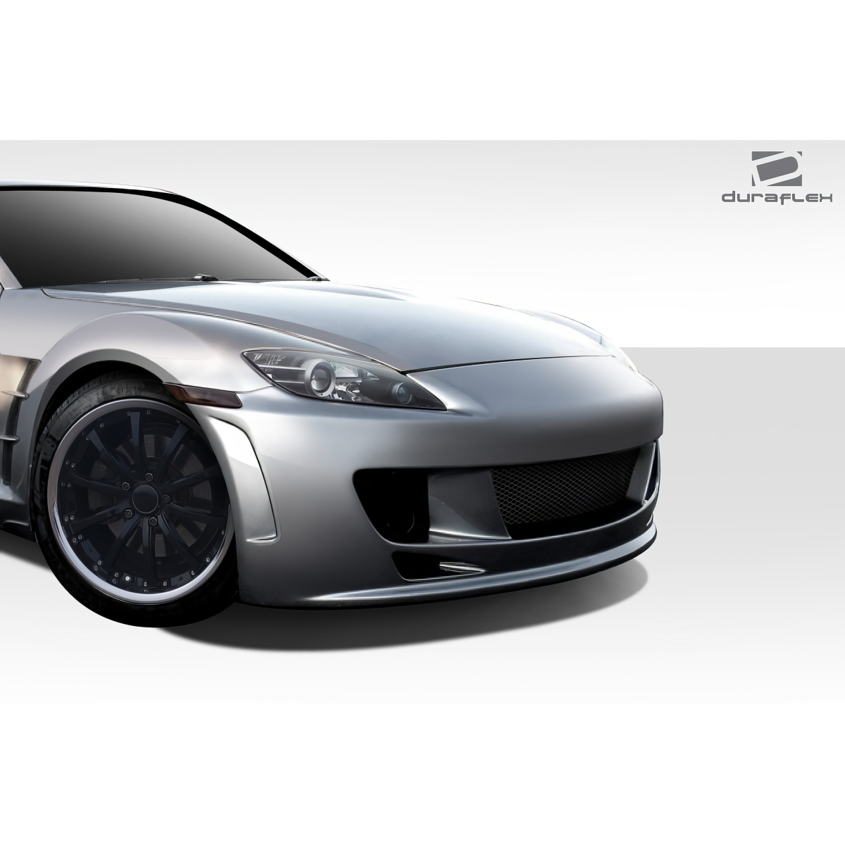 Modify your Mazda RX-8 2004 with our Exterior/Complete Body Kits - Front angle view of Mazda RX-8 bumper part