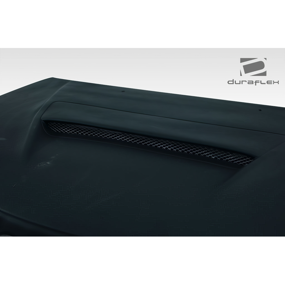 Modify your Mazda 3 2004 with our Exterior/Hoods - Top down view of Mazda 3 hood with scoop