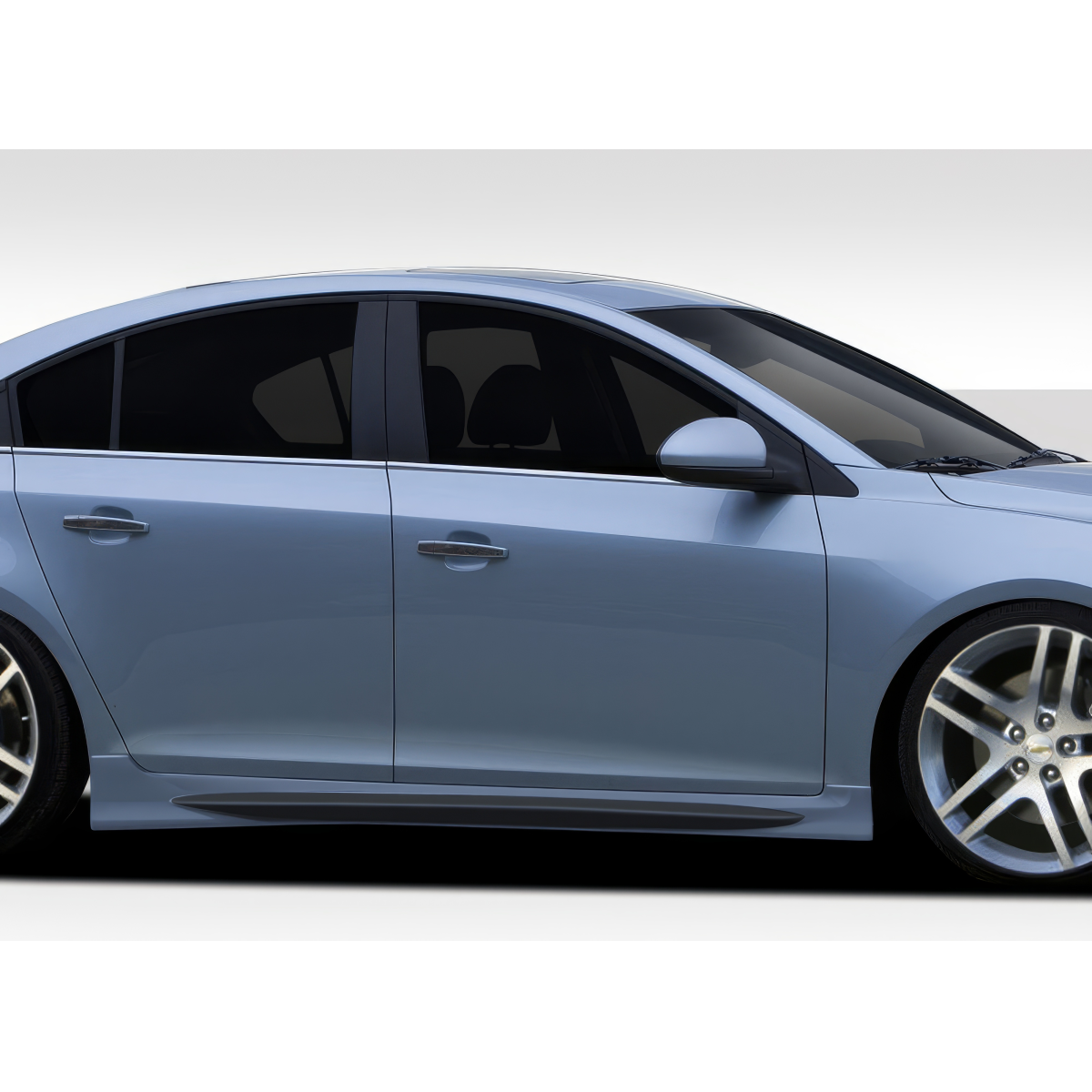 Modify your Chevrolet Cruze 2011 with our Exterior/Complete Body Kits - Side view showing left side of the car