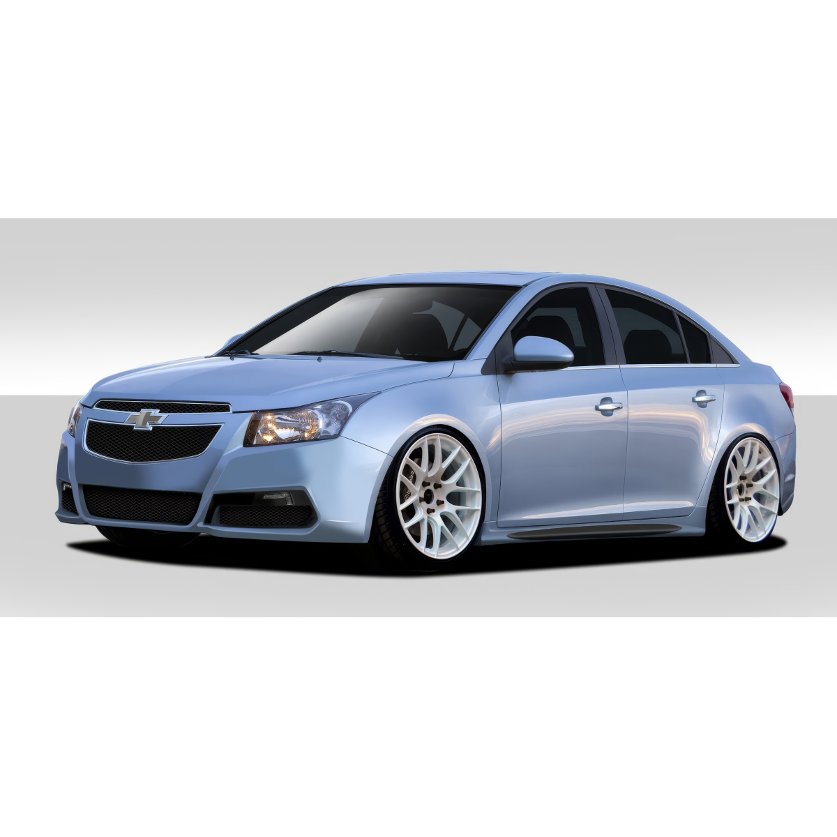 Modify your Chevrolet Cruze 2011 with our Exterior/Complete Body Kits - Front left angle showcasing car body kit